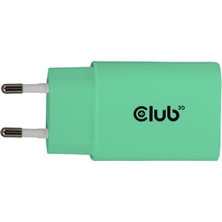 Club 3D Lifestyle Ladeger&auml;t USB-C 30Watt, 2Stk gr&uuml;n retail