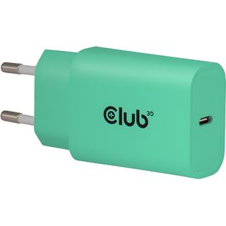 Club 3D Lifestyle Ladeger&auml;t USB-C 30Watt, 2Stk gr&uuml;n retail