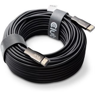 (&euro;3,98*/1m) 50.00m Club 3D HDMI Anschlusskabel aktiv HDMI Typ A