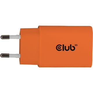 Club 3D Lifestyle Ladeger&auml;t USB-C 30Watt, 2Stk orange retail