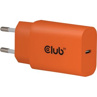 Club 3D Lifestyle Ladeger&auml;t USB-C 30Watt, 2Stk orange retail