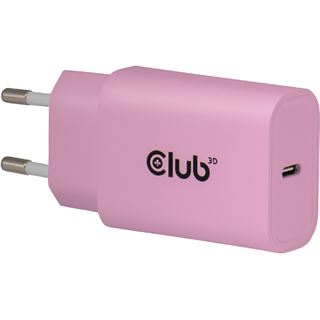 Club 3D Lifestyle Ladeger&auml;t USB-C 30Watt, 2Stk pink retail