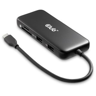 Club 3D USB-C 8in1-HUB >DP1.4/HDMI2.0/USB-C/LAN 8K30Hz PD100W