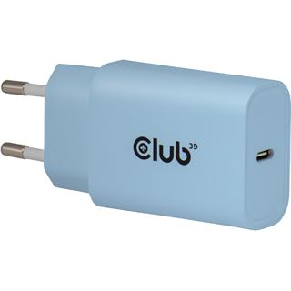 Club 3D Lifestyle Ladeger&auml;t USB-C 30Watt, 2Stk blau retail
