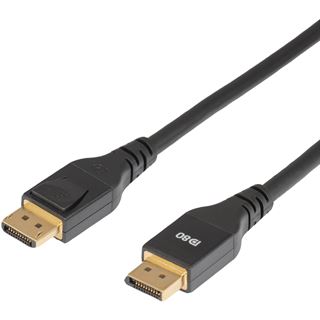 (&euro;12,95*/1m) 2.00m Club 3D Displayport 2.1 Anschlusskabel DP80