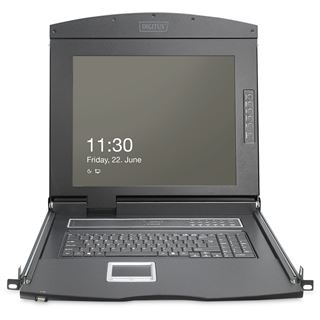 Digitus Modulare Konsole 19"HD LCD,16-port HDMI KVM Schweiz