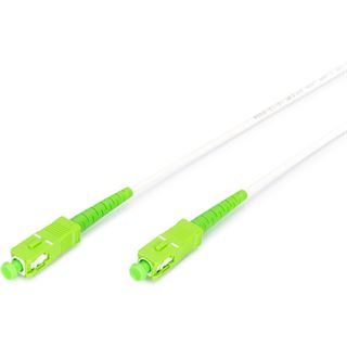 (&euro;1,19*/1m) 10.00m Digitus LWL Simplex Patchkabel SC-APC Stecker