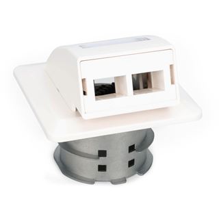 Digitus FTTH Glasfaser Unterputz-Wandanschlussdose SC/LC ADA