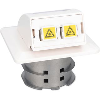 Digitus FTTH Glasfaser Unterputz-Wandanschlussdose SC/LC ADA