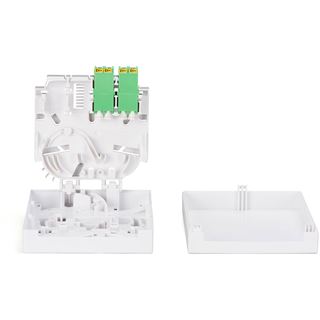 Digitus FTTH Geh&auml;use mit 2 x LC/APC DX Kupplung mit Shutter