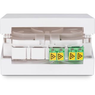 Digitus FTTH Geh&auml;use mit 2 x LC/APC DX Kupplung mit Shutter