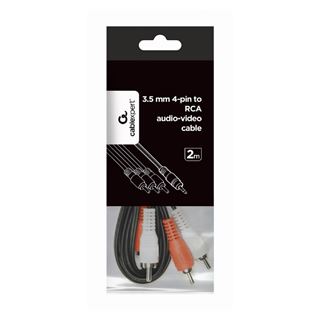 (&euro;2,45*/1m) 2.00m Gembird Audio/Video Anschlusskabel 3.5mm