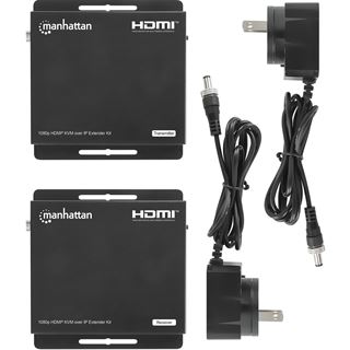 Manhattan 1080p HDMI KVM over IP Extender Set 1 bis zu 120m