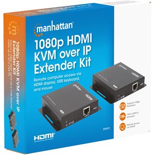 Manhattan 1080p HDMI KVM over IP Extender Set 1 bis zu 120m