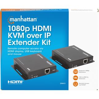 Manhattan 1080p HDMI KVM over IP Extender Set 1 bis zu 120m