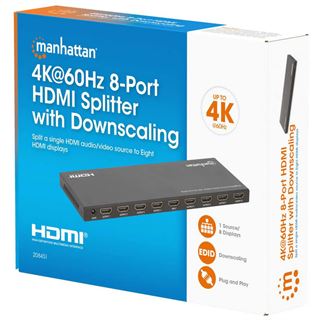 Manhattan 4K60Hz 8-Port HDMI-Splitter mit Downscaling