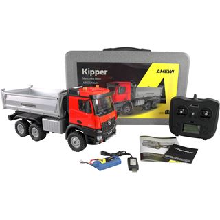 Amewi Mercedes-Benz Arocs Kipper 6x6 1:14 RTR rot