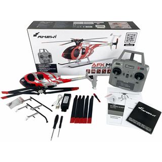 Amewi AFX MD500E Zivil brushless 4-Kanal 325mm Helikopter 6G