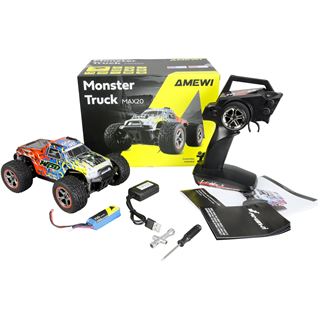 Amewi Hyper Go MAX20 Monstertruck Li-Po 750mAh blau/orange