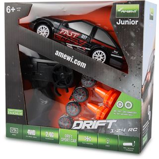 Amewi RC Drift Sport 4WD 1:24 RTR schwarz /6+