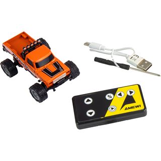 Amewi RC Monstertruck DieCast 1:64 RTR orange /6+