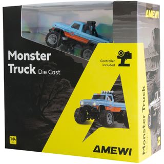 Amewi RC Monstertruck DieCast 1:64 RTR blau/orange /6+
