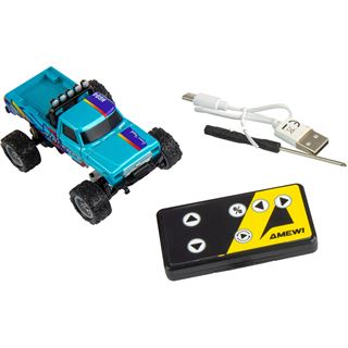 Amewi RC Monstertruck DieCast 1:64 RTR blau /6+
