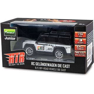 Amewi RC Geländewagen Die Cast 1:64 RTR weiß 6+