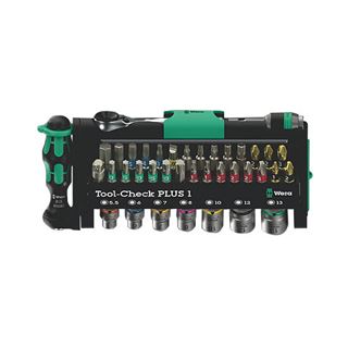 Wera Tool-Check Combi 1 m Tasche u Knipex Cobra Zange,40tei