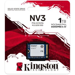 1TB Kingston NV3 M.2 2230 PCIE 4.0 NVME SSD