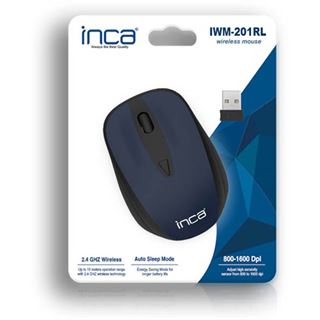 INCA Maus IWM-201RL 1600 DPI,Wireless,Nano-USBI, BL/SW retail