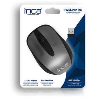 INCA Maus IWM-201RG 1600 DPI,Wireless,Nano-USBI,GR/SW 10m retail