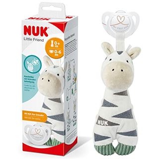 NUK Schnuller Buddy Little Friend Zebra