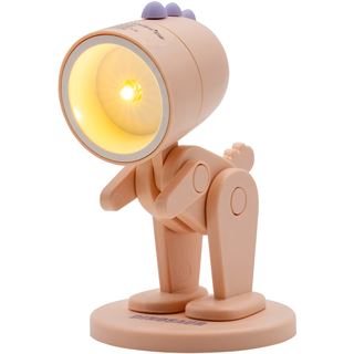 Realpower LED-Tier Taschenlampe Pink dino mit Sockel