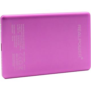 Realpower PB-5000 MAG ultra Slim,5000mAh,MAGSAFE,Rosa
