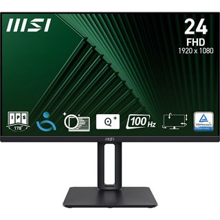 23,8" (60,47cm) MSI Pro MP245PG schwarz 1920x1080 1x DisplayPort