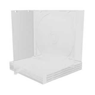 MediaRange CD-Leerh&uuml;lle f&uuml;r 2 Dics 10.4mm transparentes Tray