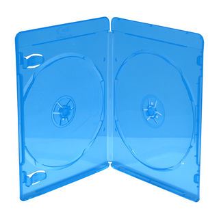 MediaRange BD-Leerhülle für 2 Discs 7mm blau