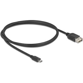 (&euro;7,90*/1m) 1.00m Delock USB Adapterkabel USB 2.0 A Stecker auf