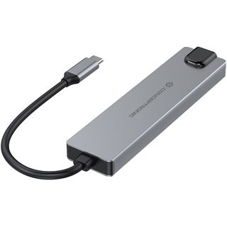 Conceptronic 6-1 Dock USB-C->HDMI,2xUSB-A,USB-C,+ 25cm si