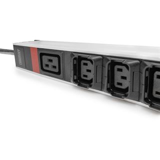 Digitus PDU 3-phas. 24xC13 3xC19 Ausg&auml;nge 230V/16A schwarz