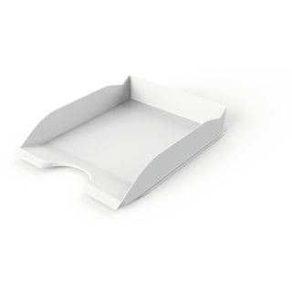 Durable BASIC Briefablageschale A4-C4 stapelbar wei&szlig;
