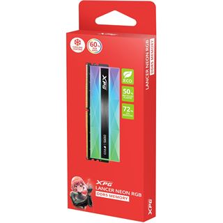 32GB (2x 16GB) ADATA DDR5 PC 6400 CL32 XPG LANCER NEON RGB KIT retail