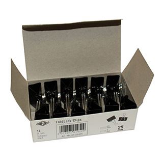 WEDO Klemmer Foldback 19 mm im 12er Karton