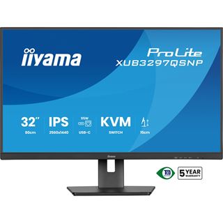 32" (81,28cm) iiyama ProLite XUB3297QSNP-B1 schwarz 2560x1440