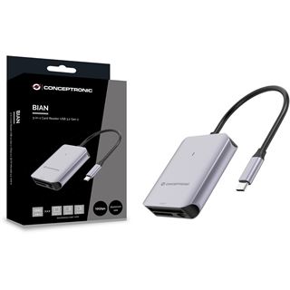 Conceptronic Card Reader USB 3.2 Gen2 CFast SD/TF 4.0 UHS-II
