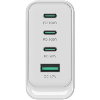 Conceptronic Ladegerät 4Port 100W,3xUSB-C,1xUSB-A weiß