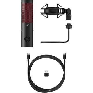 HyperX Mikrofon 872V1AA / QuadCast 2 Rot/Schwarz