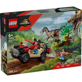 LEGO Jurassic World Raptor: Verfolgungsjagd mit dem