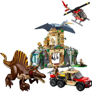LEGO Jurassic World Spinosaurier & Quetzalcoatlus: